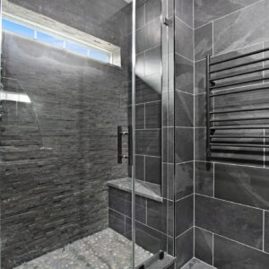 sleek stone bathroom by york area bathroom remodeling experts